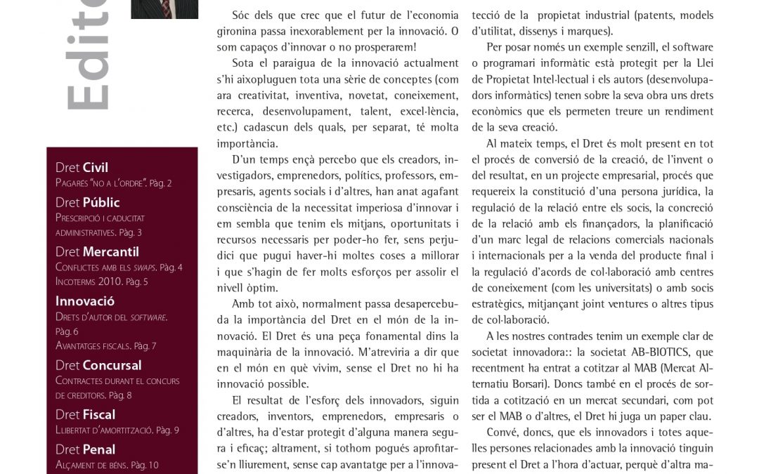Revista Dret i actualitat 2010 Núm 4