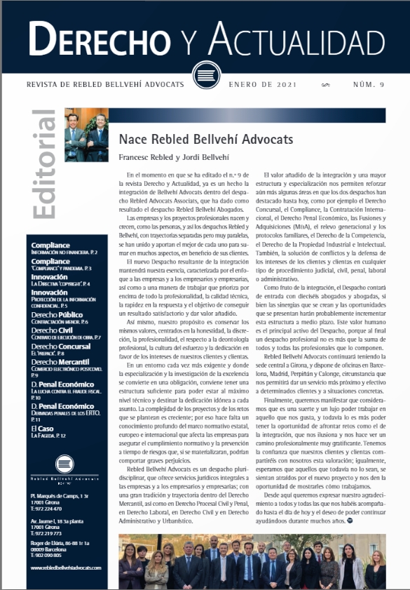 Derecho y Actualidad num. 9