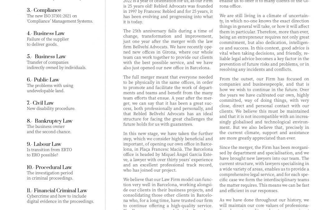 Revista Law and news 2022 Núm 10