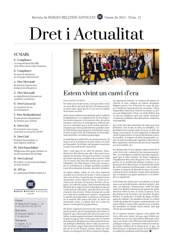 Revista Rebled Bellvehí 2024 CAT Portada