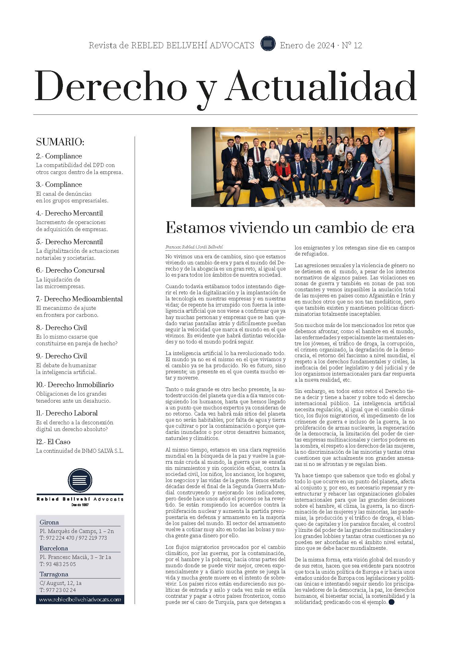 Revista Rebled Bellvehí 2024 Castellano